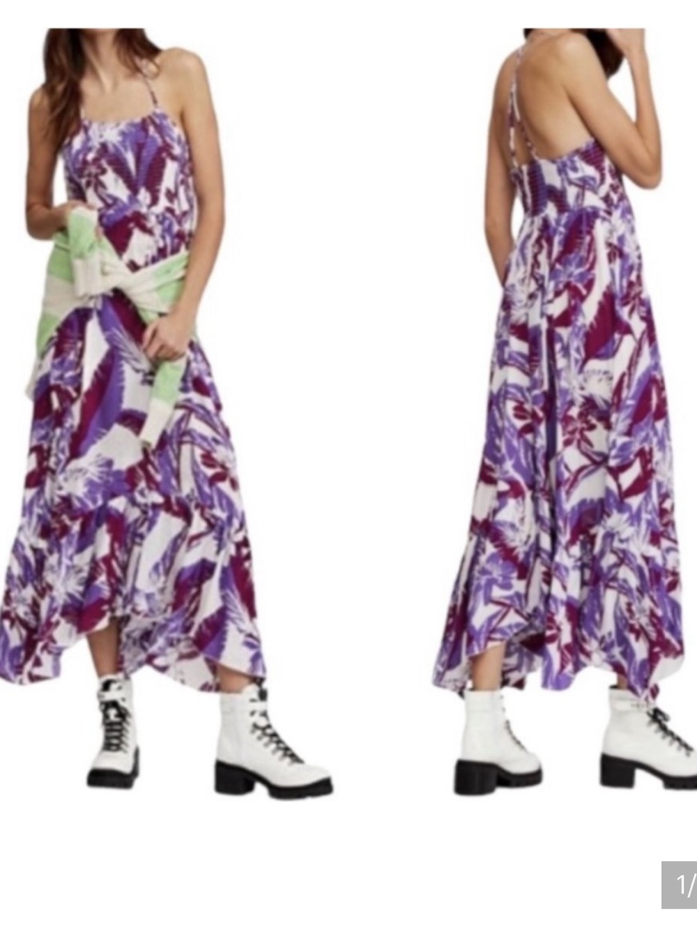 Free People Intimately Heat Wave Maxi Dress Size Large - Picture 11 of 12